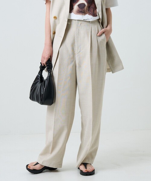 FREAK'S STORE（フリークスストア）の「リネンライクベストセットアップ（セットアップ・レディース・オフホワイト/オレンジ/グリーン・SMALL/MEDIUM/X-SMALL）」の14枚目の写真