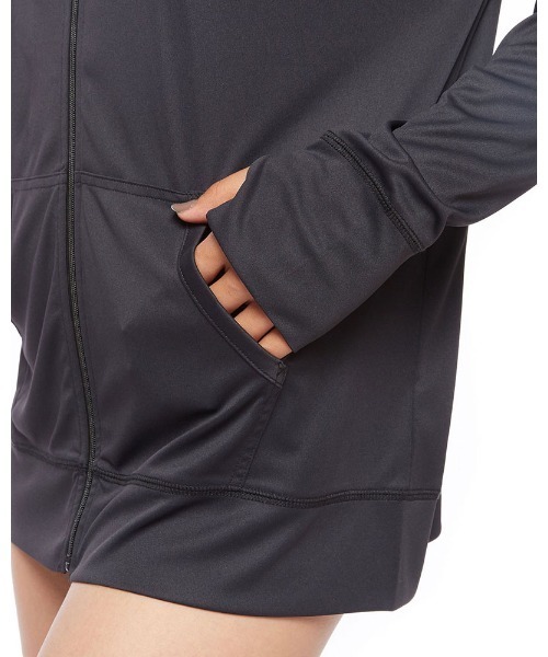 BILLABONG（ビラボン）の「BILLABONG レディース BIG CLEAN LOGO ZIP UP LOOSE HOODED RASHGUARD ラッシュガード 【2022年春夏モデル】/ビラボン長袖ラッシュガードパーカー（ラッシュガード・レディース・ホワイト/ブラック/オレンジ・MEDIUM/LARGE）」の12枚目の写真