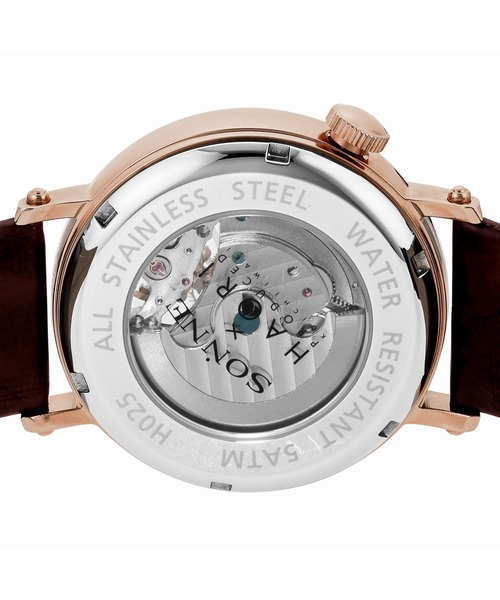 SONNE（ゾンネ）の「SONNE/ゾンネ×ハオリ H025 腕時計 H025PGWH メンズ（アナログ腕時計・メンズ・ブラウン・FREE）」の6枚目の写真