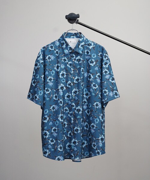 tk.TAKEO KIKUCHI（ティーケータケオキクチ）の「◆mystic flowersシャツ（シャツ/ブラウス・メンズ・ブルー系8/ブラック系3/ダークブラウン系3・01/02/03）」の4枚目の写真