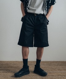 euan. ワイドシルエット 2タックショーツ ショートパンツ