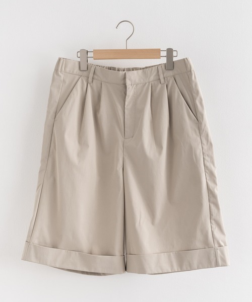 euan.（ユアン）の「euan. ワイドシルエット 2タックショーツ ショートパンツ（その他パンツ・メンズ・ブラック/ライトベージュ/オリーブ・M/L）」の12枚目の写真