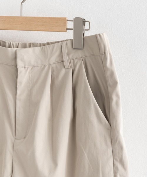 euan.（ユアン）の「euan. ワイドシルエット 2タックショーツ ショートパンツ（その他パンツ・メンズ・ブラック/ライトベージュ/オリーブ・M/L）」の4枚目の写真