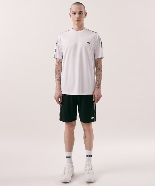 FCMM(エフシーエムエム)の「CLUB PIPING JERSEY/クラブパイピングジャージー(Tシャツ/カットソー・メンズ・ホワイト/ブラック・MEDIUM/LARGE)」の17枚目の写真
