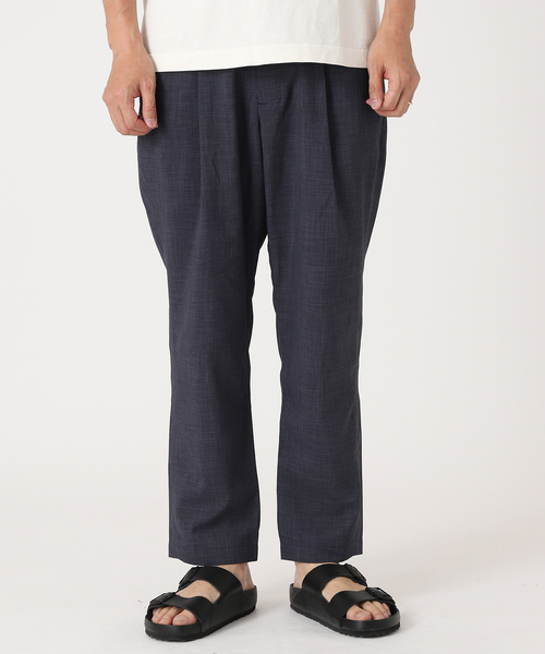 JOURNAL STANDARD relume（ジャーナルスタンダード　レリューム）の「TEC LINEN ワンタックスラックス（スラックス・メンズ・ブラック/ベージュ/ネイビー・SMALL/MEDIUM/LARGE）」の19枚目の写真