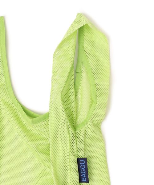SHIPS Days(シップスデイズ)の「BAGGU:メッシュベイビーバッグ(トートバッグ・レディース・ライトグリーン/ダークグリーン/ブラック・ONE SIZE)」の10枚目の写真