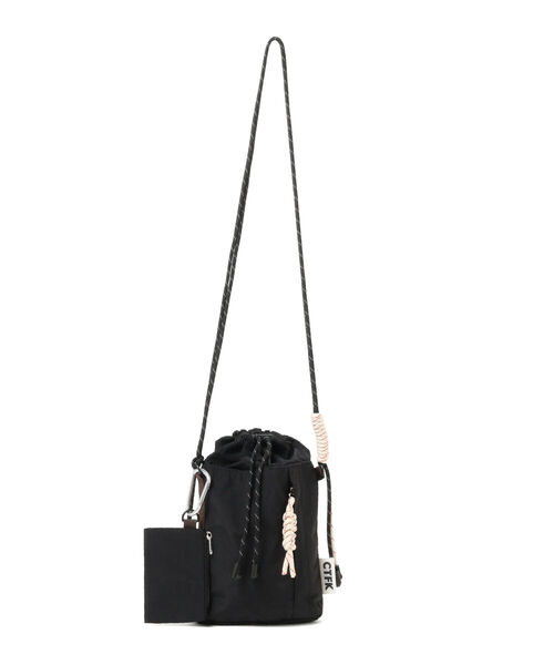 Ray BEAMS（レイビームス）の「CONTROL FREAK / ナイロン ハンディ ショルダーバッグ（ショルダーバッグ・レディース・ブラック/ライトブルー・ONE SIZE）」の7枚目の写真