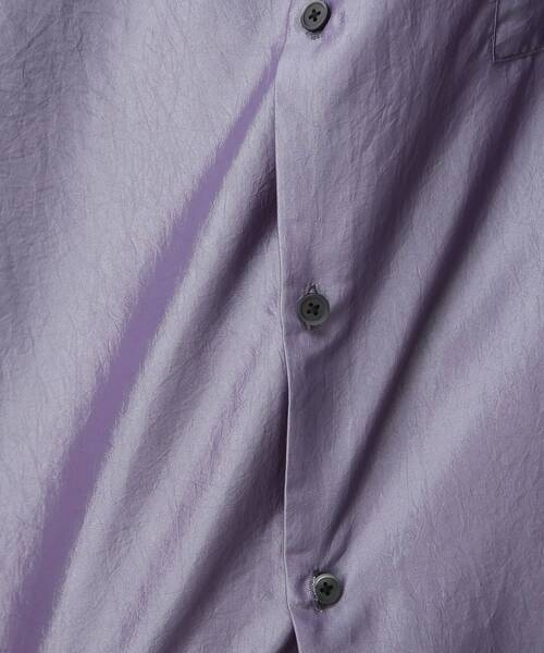 tk.TAKEO KIKUCHI(ティーケータケオキクチ)の「◆サテンシャンブレーシャツ(シャツ/ブラウス・メンズ・ブラック/ブルー/ベビーピンク・02/03)」の5枚目の写真