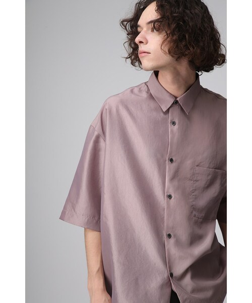 tk.TAKEO KIKUCHI(ティーケータケオキクチ)の「◆サテンシャンブレーシャツ(シャツ/ブラウス・メンズ・ブラック/ブルー/ベビーピンク・02/03)」の15枚目の写真