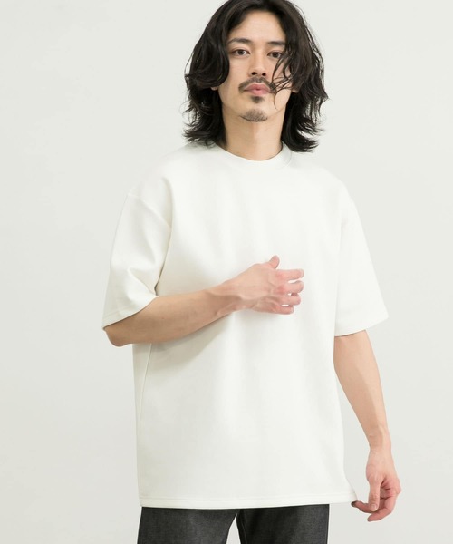 URBAN RESEARCH（アーバンリサーチ）の「URBAN RESEARCH iD　ダンボールショートスリーブTシャツ（Tシャツ/カットソー・メンズ・ホワイト/ライトブルー/ピンク・MEDIUM/LARGE）」の2枚目の写真
