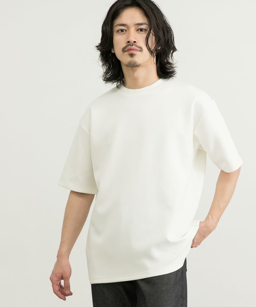 URBAN RESEARCH（アーバンリサーチ）の「URBAN RESEARCH iD　ダンボールショートスリーブTシャツ（Tシャツ/カットソー・メンズ・ホワイト/ライトブルー/ピンク・MEDIUM/LARGE）」の4枚目の写真