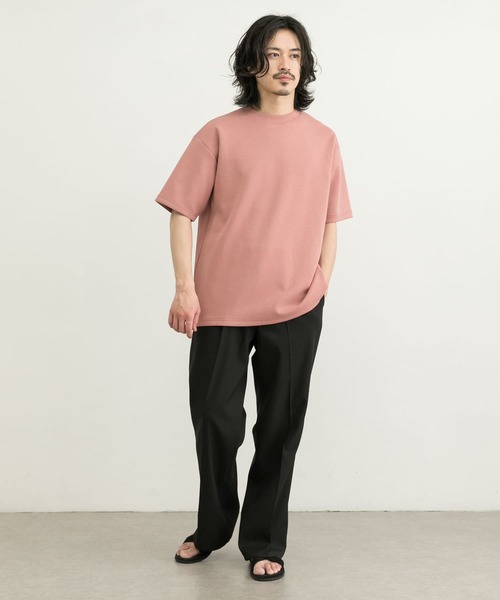 URBAN RESEARCH（アーバンリサーチ）の「URBAN RESEARCH iD　ダンボールショートスリーブTシャツ（Tシャツ/カットソー・メンズ・ホワイト/ライトブルー/ピンク・MEDIUM/LARGE）」の8枚目の写真