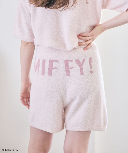 Dick Bruna ベビモコパーカ＆ショートパンツセット ミッフィー ジェラピケミッフィーDick Brunaベビモコパーカ&ショートパンツ