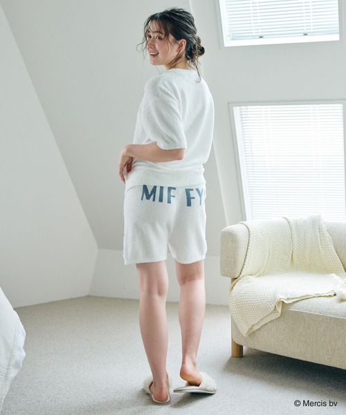 Miffy( ミッフィー)の「【miffy/ミッフィー】もちふわsleepソフトエアニットショートパンツルームウェア◆別注◆上下別売り(ルームウェア/パジャマ・レディース・チャコールグレー/ピンク/オフホワイト/ライトグリーン/アイボリー/ベビーピンク/グレー・L/M/LL/3L)」の9枚目の写真