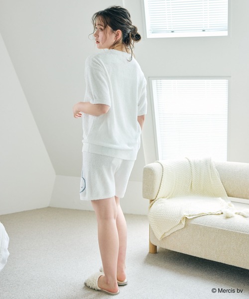Miffy( ミッフィー)の「【miffy/ミッフィー】もちふわsleepソフトエアニットショートパンツルームウェア◆別注◆上下別売り(ルームウェア/パジャマ・レディース・チャコールグレー/ピンク/オフホワイト/ライトグリーン/アイボリー/ベビーピンク/グレー・L/M/LL/3L)」の11枚目の写真
