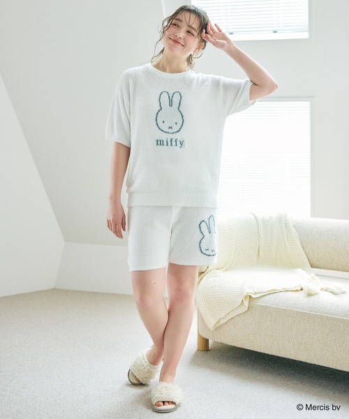 Miffy( ミッフィー)の「【miffy/ミッフィー】もちふわsleepソフトエアニットショートパンツルームウェア◆別注◆上下別売り(ルームウェア/パジャマ・レディース・チャコールグレー/ピンク/オフホワイト/ライトグリーン/アイボリー/ベビーピンク/グレー・L/M/LL/3L)」の14枚目の写真