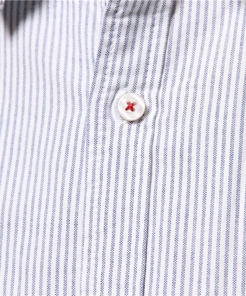GIORDANO（ジョルダーノ）の「[GIORDANO]ライオン刺繍オックスシャツ（シャツ/ブラウス・メンズ・サックスブルー/ホワイト・MEDIUM/SMALL/LARGE）」の5枚目の写真