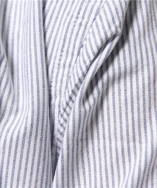 GIORDANO（ジョルダーノ）の「[GIORDANO]ライオン刺繍オックスシャツ（シャツ/ブラウス・メンズ・サックスブルー/ホワイト・MEDIUM/SMALL/LARGE）」の6枚目の写真