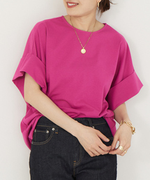 Rouge vif | ﾀｰﾝﾊﾞｯｸｶｯﾄｿｰ(Tシャツ/カットソー)