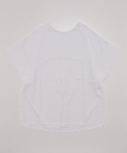 Rouge vif（ルージュヴィフ）の「ﾀｰﾝﾊﾞｯｸｶｯﾄｿｰ（Tシャツ/カットソー・レディース・チャコールグレー/ホワイト/ピンク・フリー）」の10枚目の写真