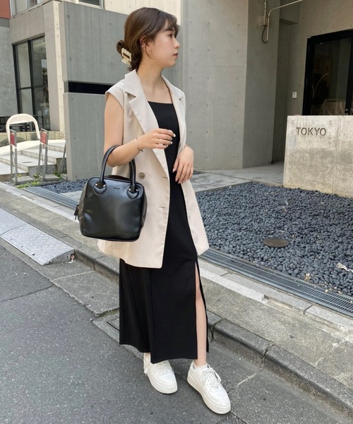 one after another NICE CLAUP（ワンアフターアナザーナイスクラップ）の「コート系厚底スニーカー（スニーカー・レディース・ホワイト・SMALL/MEDIUM/LARGE/X-LARGE）」の8枚目の写真