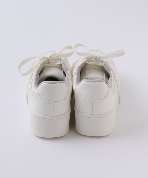 one after another NICE CLAUP（ワンアフターアナザーナイスクラップ）の「コート系厚底スニーカー（スニーカー・レディース・ホワイト・SMALL/MEDIUM/LARGE/X-LARGE）」の20枚目の写真