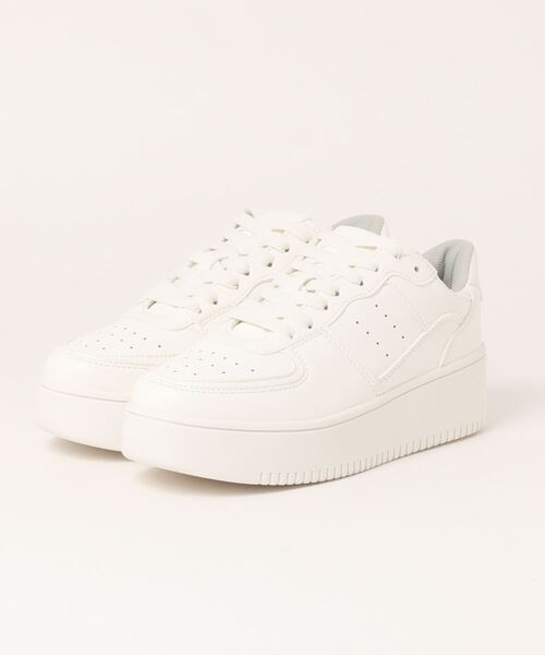 one after another NICE CLAUP（ワンアフターアナザーナイスクラップ）の「コート系厚底スニーカー（スニーカー・レディース・ホワイト・SMALL/MEDIUM/LARGE/X-LARGE）」の21枚目の写真