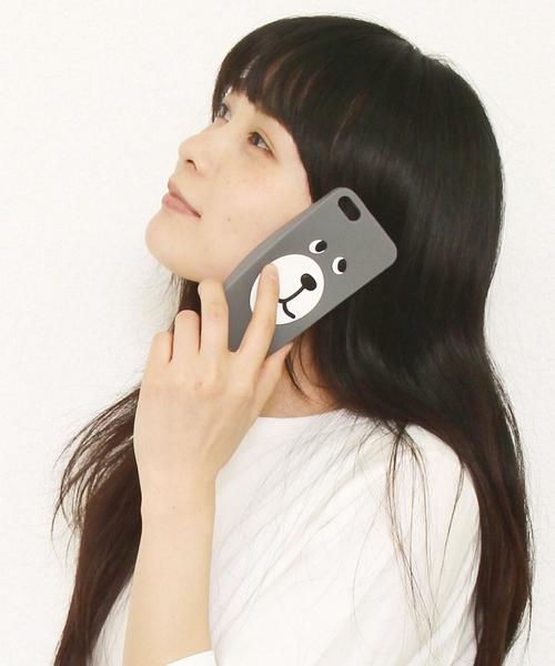 coen（コーエン）の「コーエンベアiPhone5/5sケース（スマホケース/カバー・メンズ・ダークブラウン/ブラック/ダークグレー・フリー）」の2枚目の写真