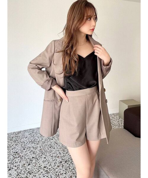 RESEXXY(リゼクシー)の「ベーシックショートパンツ【セットアップ着用可能】(その他パンツ・レディース・グリーン/ベージュ/その他1・FREE)」の8枚目の写真