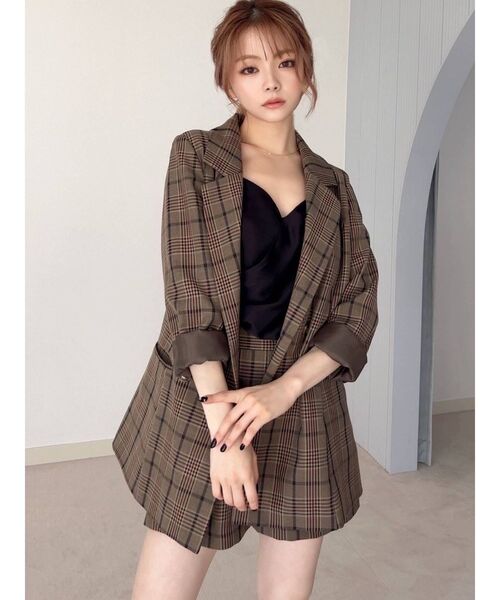 RESEXXY(リゼクシー)の「ベーシックショートパンツ【セットアップ着用可能】(その他パンツ・レディース・グリーン/ベージュ/その他1・FREE)」の11枚目の写真