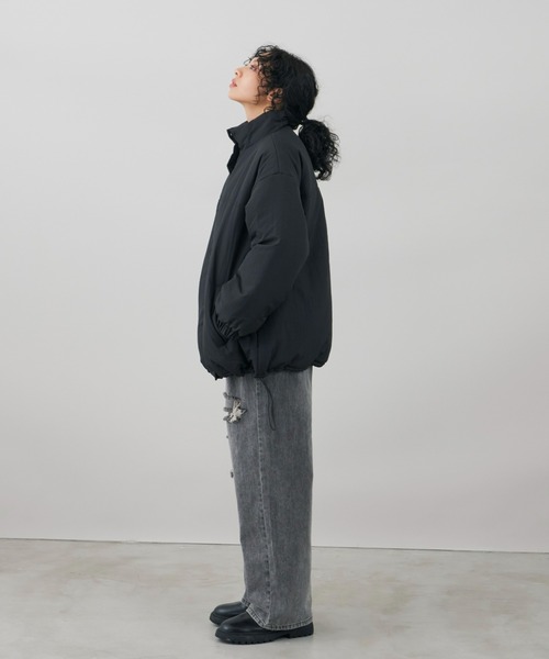 Auntie Rosa Holiday（アンティローザホリデー）の「※入荷禁止※中綿オーバーサイズコート / ブルゾン（ダウンジャケット/コート・レディース・ブラック/パープル/アイボリー・FREE）」の17枚目の写真