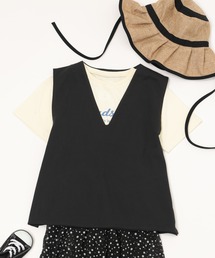 CIAOPANIC TYPY | 【KIDS】コットンツイルサイドスリットミリタリーベスト(ベスト)