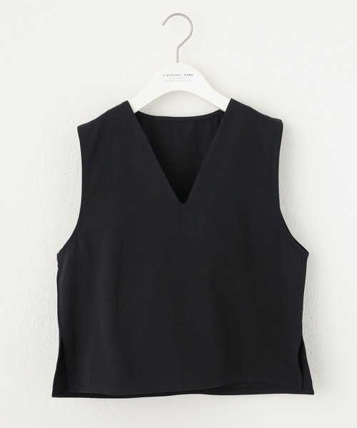 CIAOPANIC TYPY(チャオパニックティピー)の「【KIDS】コットンツイルサイドスリットミリタリーベスト(ベスト・キッズ・ブラック/カーキ・MEDIUM/X-LARGE)」の9枚目の写真