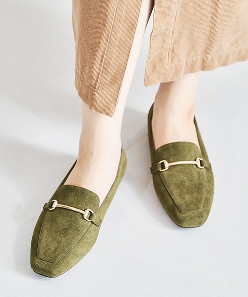 ORiental TRaffic(オリエンタルトラフィック)の「スクエアトゥビットモチーフローファー/21303(ローファー・レディース・ブラック/パープル/カーキ/キャメル・40/38/39/41/42/35/36/37/34/33/43)」の21枚目の写真