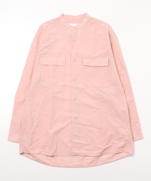 【White mountaineering】ホワイトマウンテニアリング REPOSEBAND COLLAR LONG SLEEVES SHIRT