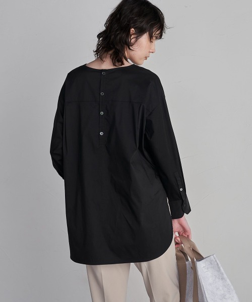 tシャツ バックサテンカットソー「洗濯機で洗える」 レディース la.f tシャツ バックサテンカットソー「洗濯機で洗える