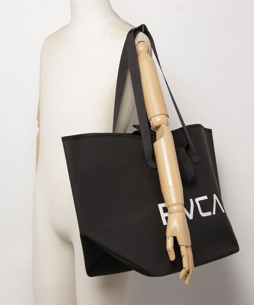 RVCA(ルーカ)の「RVCA メンズ RVCA HAUL BAG バッグ【2022年秋冬モデル】/ルーカターポリントートバッグ(ショルダーバッグ・メンズ・ブラック・FREE)」の5枚目の写真