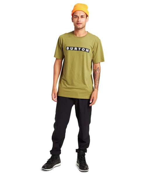 BURTON(バートン)の「オーガニックコットン 半袖 ロゴ Tシャツ(Tシャツ/カットソー・メンズ・オリーブ/ホワイト/ブラック/イエロー・M/S/L/XL/XS)」の8枚目の写真
