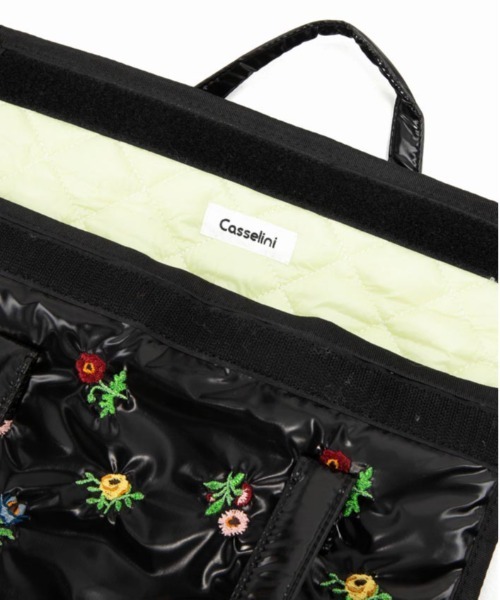 Casselini(キャセリーニ)の「Casselini(キャセリーニ)刺繍PCケース(PC・タブレットケース・レディース・ブラック/ピンク/シルバー・FREE)」の15枚目の写真