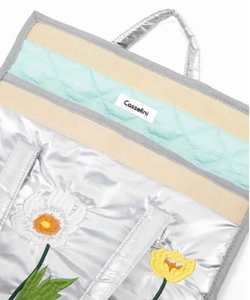 Casselini(キャセリーニ)の「Casselini(キャセリーニ)刺繍PCケース(PC・タブレットケース・レディース・ブラック/ピンク/シルバー・FREE)」の14枚目の写真