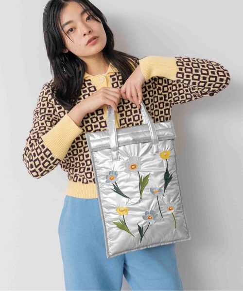 Casselini(キャセリーニ)の「Casselini(キャセリーニ)刺繍PCケース(PC・タブレットケース・レディース・ブラック/ピンク/シルバー・FREE)」の22枚目の写真