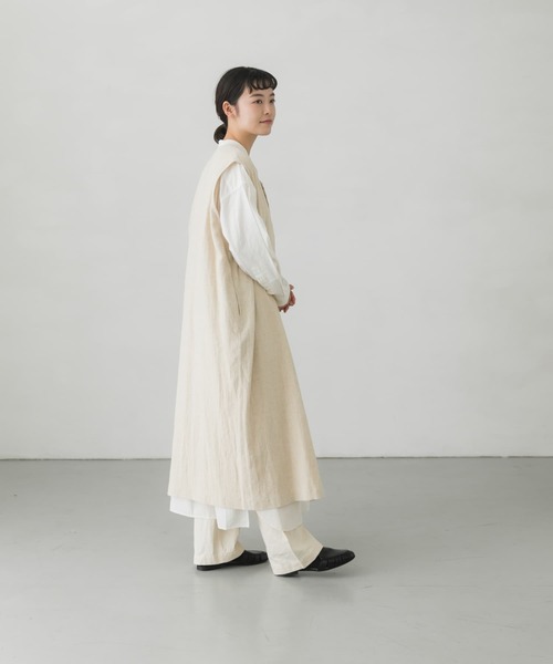 かぐれ（カグレ）の「コットンリネンジレワンピース（ワンピース 