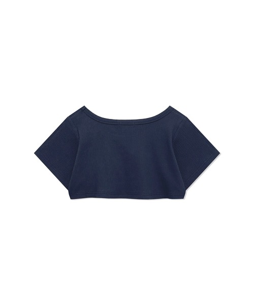 ANDGEEBEE（アンジービー）の「レイヤードリブトップス（その他トップス・レディース・ブラック/ネイビー・MEDIUM）」の18枚目の写真