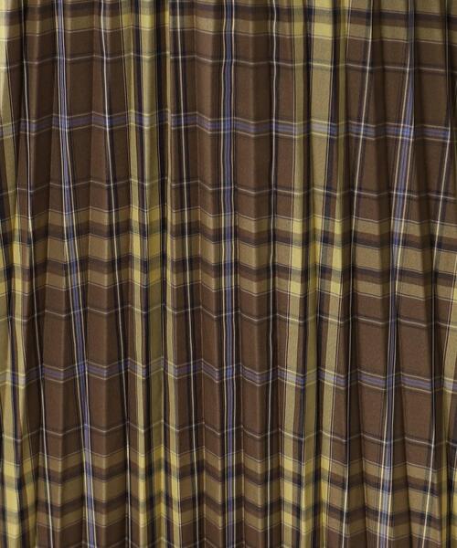 DRESKIP（ドレスキップ）の「◆【S-LL】シアーチェックプリーツスカート（スカート・レディース・ベージュ系その他2/ダークブラウン系1/ネイビー系1・01/02/03/04）」の16枚目の写真