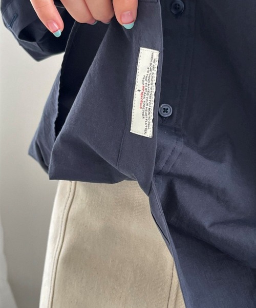 BITTER CELLS（ビターセルズ）の「【UNISEX】BITTER CELLS／PAPAERLIKEシャツ 2162213（シャツ/ブラウス・レディース・ネイビー/オレンジ/ラベンダー/アイボリー・SMALL/MEDIUM）」の16枚目の写真