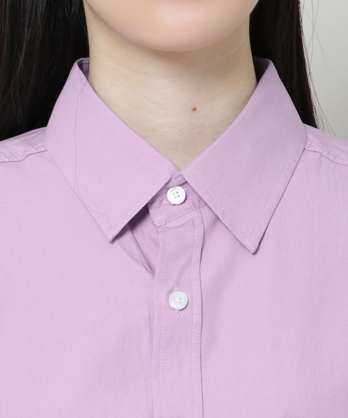 BITTER CELLS（ビターセルズ）の「【UNISEX】BITTER CELLS／PAPAERLIKEシャツ 2162213（シャツ/ブラウス・レディース・ネイビー/オレンジ/ラベンダー/アイボリー・SMALL/MEDIUM）」の20枚目の写真