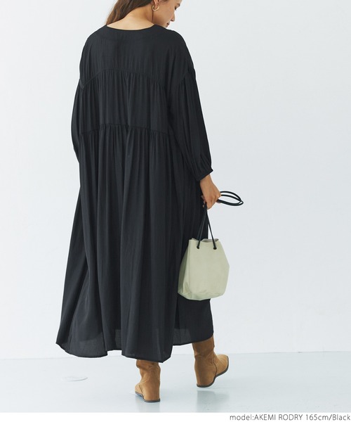 COCOBELLA★マカロンカラーティアードワンピース CA5 楽天市場】（S~M対応）レースアップリボンのこっくり深みカラー
