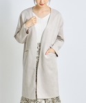 tocco closet(トッコ　クローゼット)の「ジャケット/アウター(ノーカラーコート)」