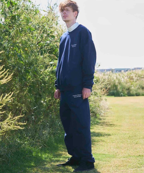 EMMA NOVEMBER (エマノーヴェンバー)の「Embroidery ヘビーブレンド クルースウェット(スウェット・メンズ・ネイビー/グレー/ブラック/ホワイト/サンドベージュ・1/3/2)」の21枚目の写真