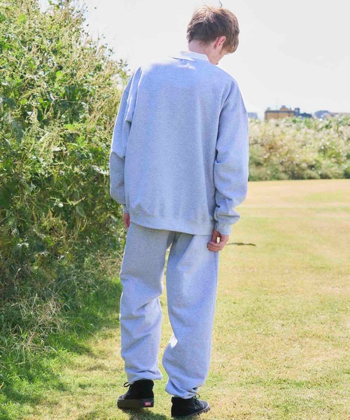 EMMA NOVEMBER (エマノーヴェンバー)の「Embroidery ヘビーブレンド クルースウェット(スウェット・メンズ・ネイビー/グレー/ブラック/ホワイト/サンドベージュ・1/3/2)」の19枚目の写真